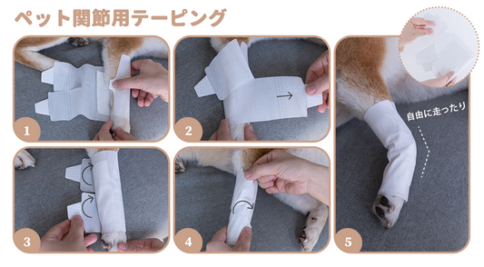 ペット用関節用テーピング(4枚入り)