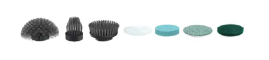 7種類のクリーニングブラシ（電動掃除ブラシ用）