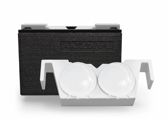 ANZZYU透明氷メーカー（7cm 2個取り）丸型
