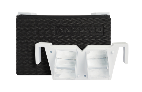 ANZZYU透明氷メーカー（2個取り)キューブ型